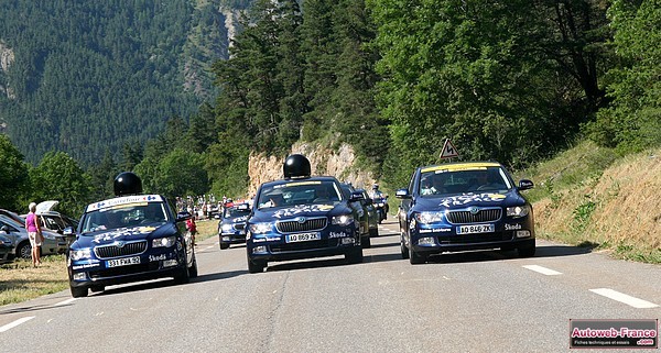 Skoda au tour de France 2010