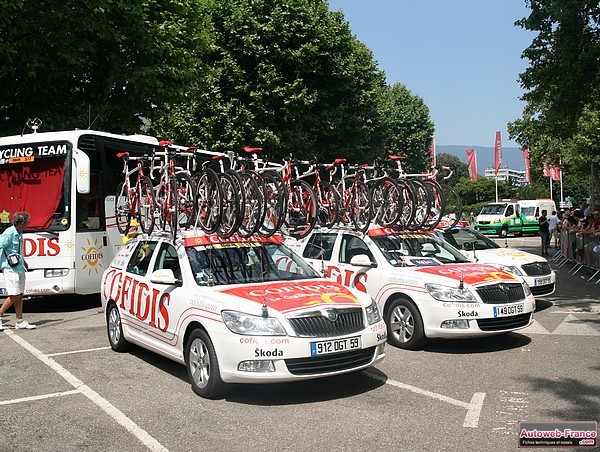 Skoda au tour de France 2010
