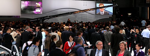 La foule pendant une journée presse